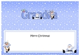 Large DL Merry Christmas GRANDPA with Santa & Rudolph insert