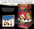 3D Large Christmas Cracker Box Mini Kit -  Snowman Rio has an Xmas Tree
