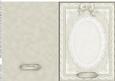 A5 Pearls, Lace and Ribbon Plain Card Base