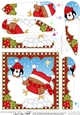Christmas Fan Pyramage Topper - Bobbin Robin