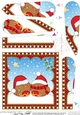 Christmas Fan Pyramage Topper - Bobbin Robin