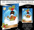 Christmas 3D Shaped No-Hole Fold Back Mini Kit - Snowman Rio has Presents