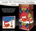 3D Large Christmas Cracker Box Mini Kit -  Bobbin Robin has an Xmas Cracker