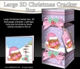 3D Large Christmas Cracker Box Mini Kit -  Bobbin Robin has an Xmas Cracker