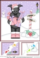 8 x 8 Christmas Scalloped Corner Topper - Hamish Scottie Dog
