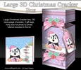 3D Large Christmas Cracker Box - Pip Penguin has lots of Presents