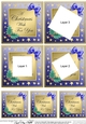Elegant Christmas Greetings Twisted Tunnel Topper - A Christmas Wish for You