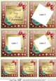 Elegant Christmas Greetings Twisted Tunnel Topper - Have Yourself A Very Merry Christmas