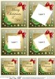 Elegant Christmas Greetings Twisted Tunnel Topper - Merry Christmas to You 