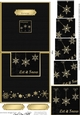 Elegant Christmas Snowflakes - No-Hole Easy Over the Edge Card & Spiral Pyramid Topper