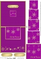 Elegant Christmas Snowflakes - No-Hole Easy Over the Edge Card & Spiral Pyramid Topper