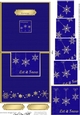 Elegant Christmas Snowflakes - No-Hole Easy Over the Edge Card & Spiral Pyramid Topper