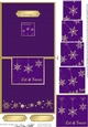 Elegant Christmas Snowflakes - No-Hole Easy Over the Edge Card & Spiral Pyramid Topper