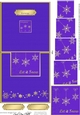 Elegant Christmas Snowflakes - No-Hole Easy Over the Edge Card & Spiral Pyramid Topper