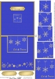 Elegant Christmas Snowflakes - No-Hole Easy Over the Edge Card & Spiral Pyramid Topper