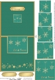 Elegant Christmas Snowflakes - No-Hole Easy Over the Edge Card & Spiral Pyramid Topper