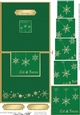 Elegant Christmas Snowflakes - No-Hole Easy Over the Edge Card & Spiral Pyramid Topper