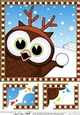 8 x 8 Scalloped Corner Topper - Cute Fun Little Hoot Owl