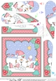 Christmas Snowball Sam Fan Pyramage Topper