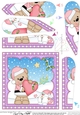 Christmas Fan Pyramage Topper - Livvy Bear is in Love