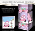 3D Large Christmas Cracker Box Mini Kit -  Snowman Rio has an Xmas Cracker