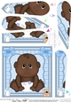 Cute Ethnic New Baby Boy Fan Pyramage Topper