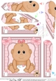 Cute Ethnic New Baby Girl Fan Pyramage Topper