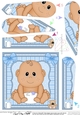 Cute Ethnic New Baby Boy Fan Pyramage Topper