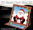3D Easel Card Mini Kit - Christmas Santa is Snowballing!!