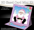 3D Easel Card Mini Kit - Christmas Santa is Snowballing!!