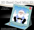 3D Easel Card Mini Kit - Christmas Santa is Snowballing!!