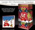 3D Large Christmas Cracker Box Mini Kit - Rudolph has an Xmas Cracker