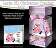 3D Large Christmas Cracker Box Mini Kit - Rudolph has an Xmas Cracker
