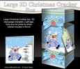 3D Large Christmas Cracker Box Mini Kit - Rudolph has an Xmas Cracker