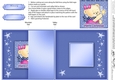 Hunney Bear Rosie has a Christmas Star -  No-Hole Fold Back Card