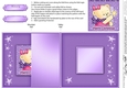 Hunney Bear Rosie has a Christmas Star -  No-Hole Fold Back Card