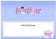 Large DL Merry Christmas MOTHER insert with Snowman Rio