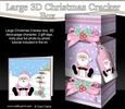 3D Large Christmas Cracker Box Mini Kit - Santa is Snowballing