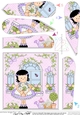 Rose Cottage Girlz Fan Pyramage Topper