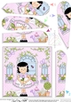 Rose Cottage Girlz Fan Pyramage Topper