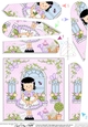 Rose Cottage Girlz Fan Pyramage Topper