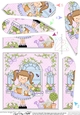 Rose Cottage Girlz Fan Pyramage Topper