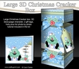 3D Large Christmas Cracker Box Mini Kit - Cute Xmas Tree is Snowballing