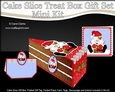 3D Christmas Cake Slice Treat Box Gift Set Mini Kit - Snowball Sam has lots of Presents