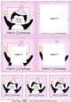 Cute Penguin has a Christmas Star - Tunnel Topper