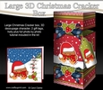 3D Large Christmas Cracker Box Mini Kit -  Bobbin Robin is Snowballing
