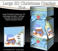 3D Large Christmas Cracker Box Mini Kit -  Bobbin Robin is Snowballing