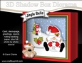 3D Christmas Diorama Shadow Box Card Mini Kit - Snowball Sam has a Letter for Santa