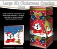 3D Large Christmas Cracker Box - Pip Penguin has an Xmas Cracker