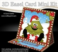 3D Easel Card Mini Kit - Christmas Tree is Snowballing!